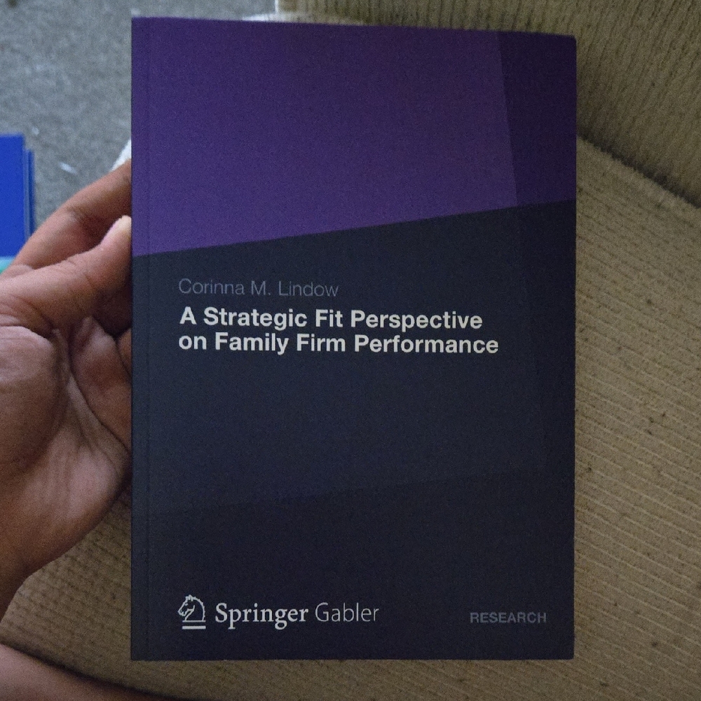 A Strategic Fit Perspective on Family Firm Performance By Corinna M. Lindow